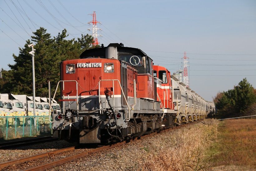 衣浦臨海鉄道のDD51貨物列車 2018.11.18 : 半田の吉田のblog