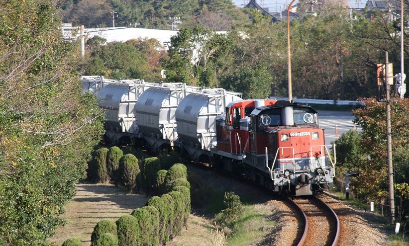 衣浦臨海鉄道のDD51貨物列車 2018.11.18 : 半田の吉田のblog