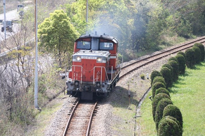 衣浦臨海鉄道 DD51-853借り入れ 2017.4.22 その2 : 半田の吉田のblog