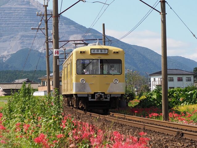 ８　黄色電車　丹生川～三里間　その１