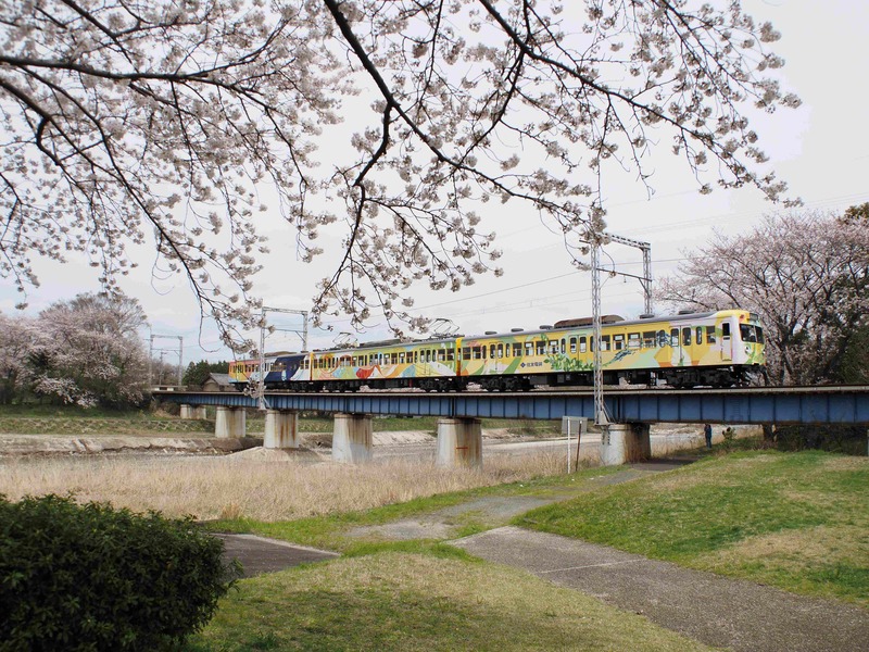 ３　三岐鉄道　その3　宇賀川橋梁にて　