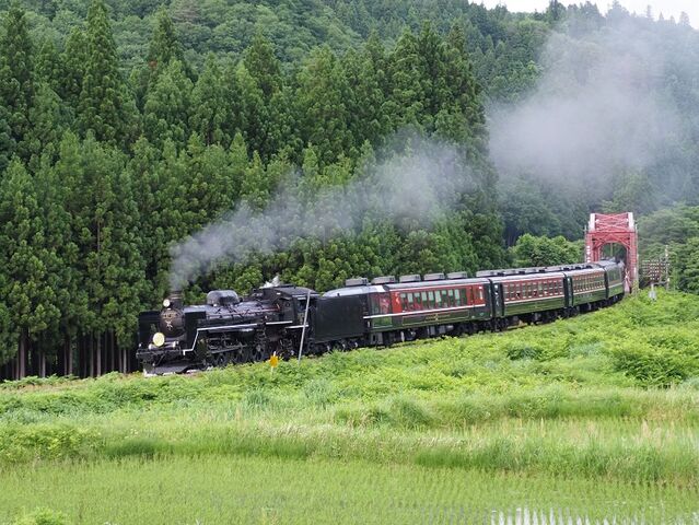 8　C57-180　日出谷駅－鹿瀬駅間　その2