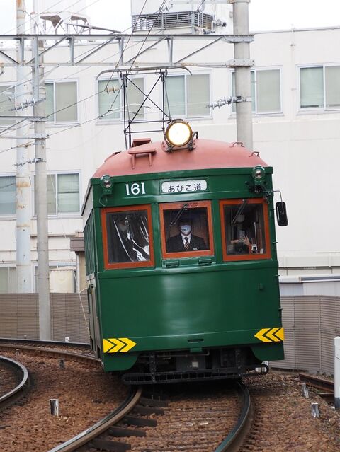 ３　阪堺電鉄　細井川駅にて　161　その6 　