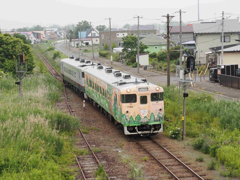 8 北海道旅行 その13 日高線 キハ40-1780+1747 鵡川駅にて