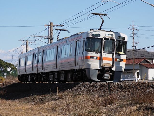 4　313系　普通電車　白鳥信号所にて　その11