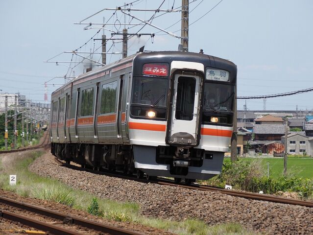 ４　キハ７５の快速みえ　朝日～富田間　その2