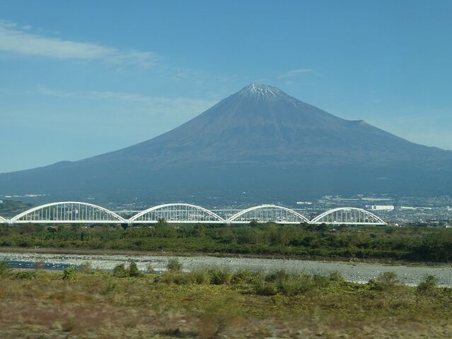 1　車内にて富士山　その5　N700S　