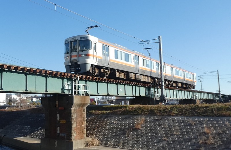 3 英比川橋梁 313系 その1
