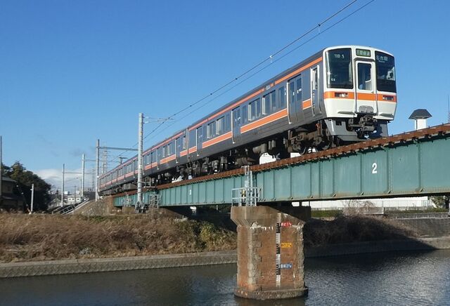 １　311系　阿久比川橋梁　その１