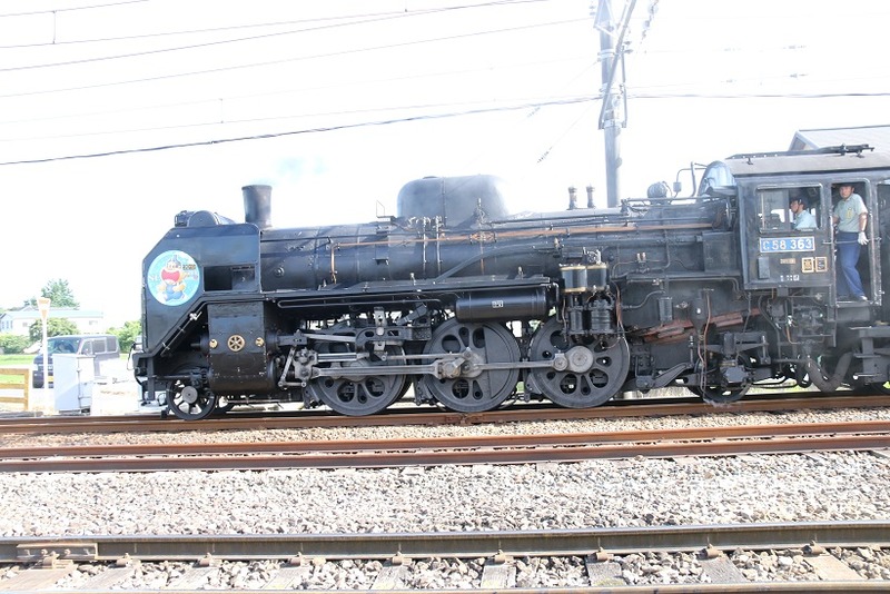 7  C58-363　ガリガリ君号 武川駅にて　その3