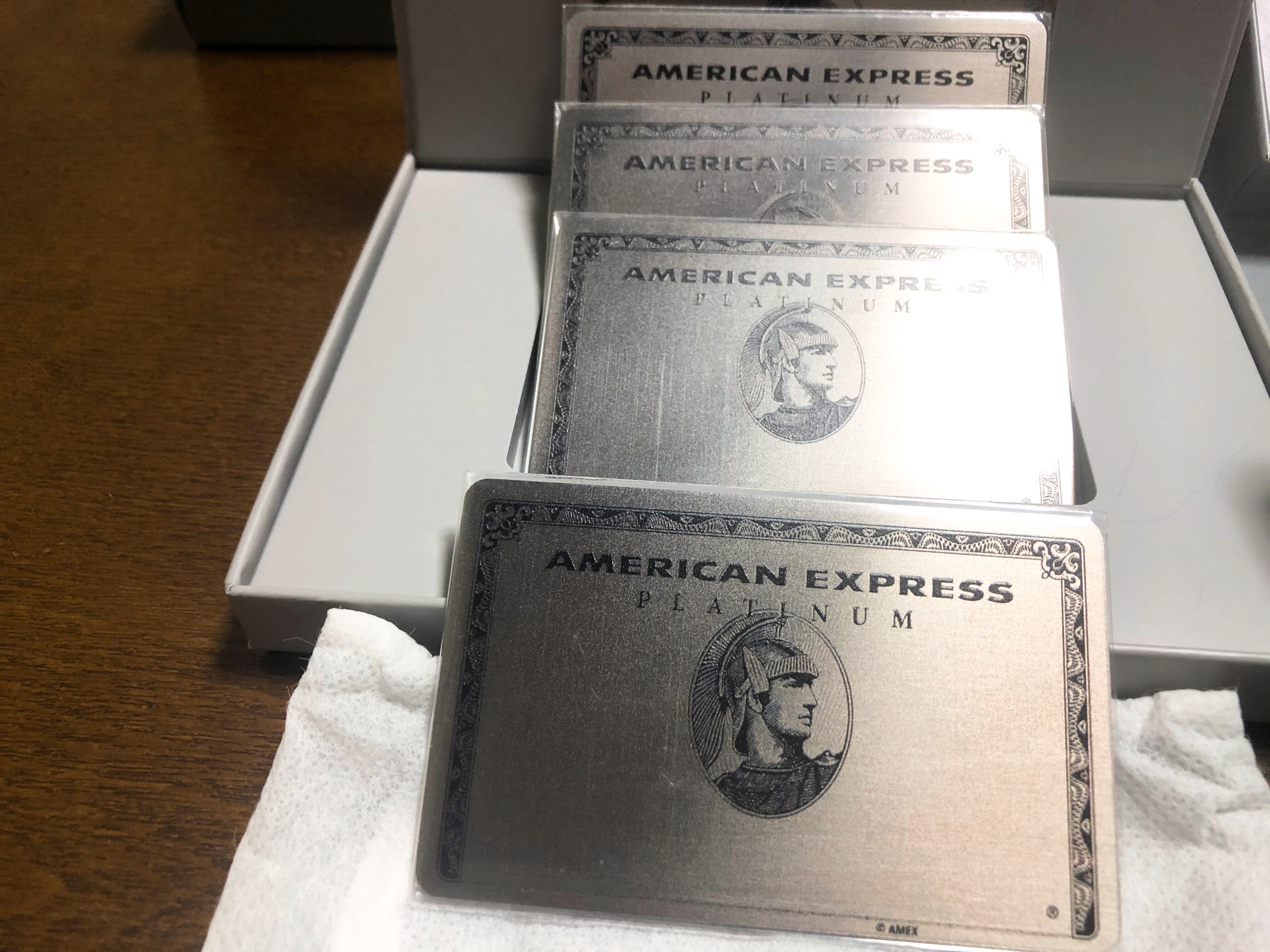アメックス　amex ノベルティ プラチナ・カガミ　⭐︎ AMEX アメックス プラチナカード 非売品 ミラー 鏡の通販 by