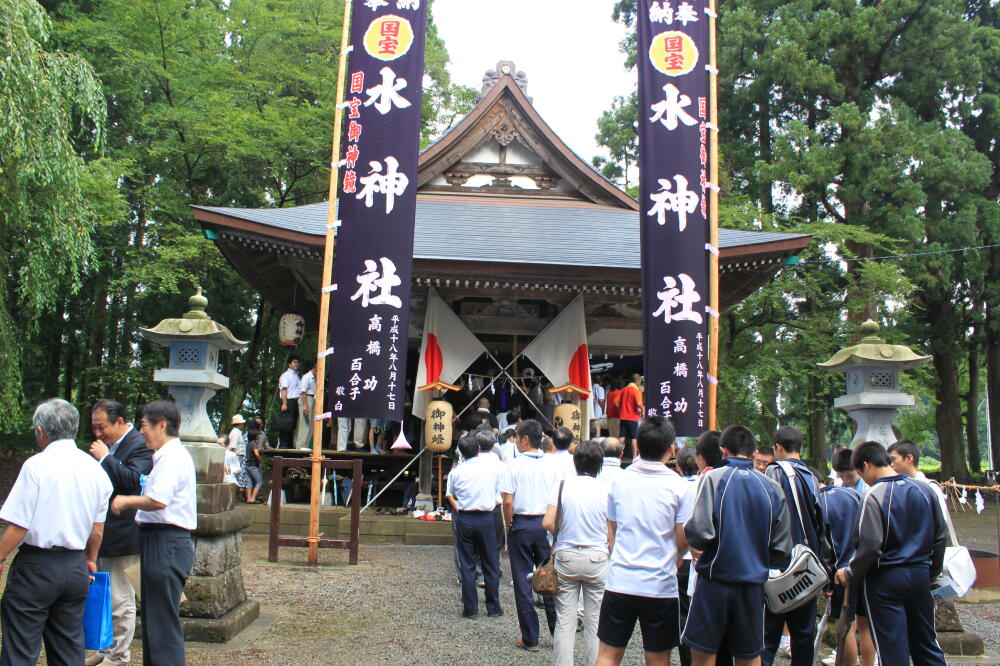 水彩画「走水神社」 （鎌倉・蛭子神社 : オヤジの水彩画集）