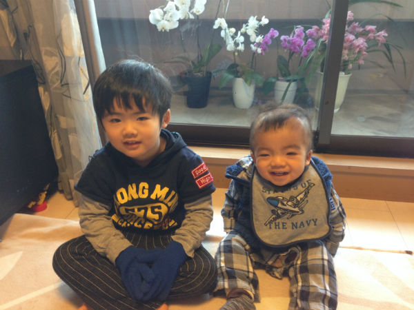 子供たち新年あいさつ