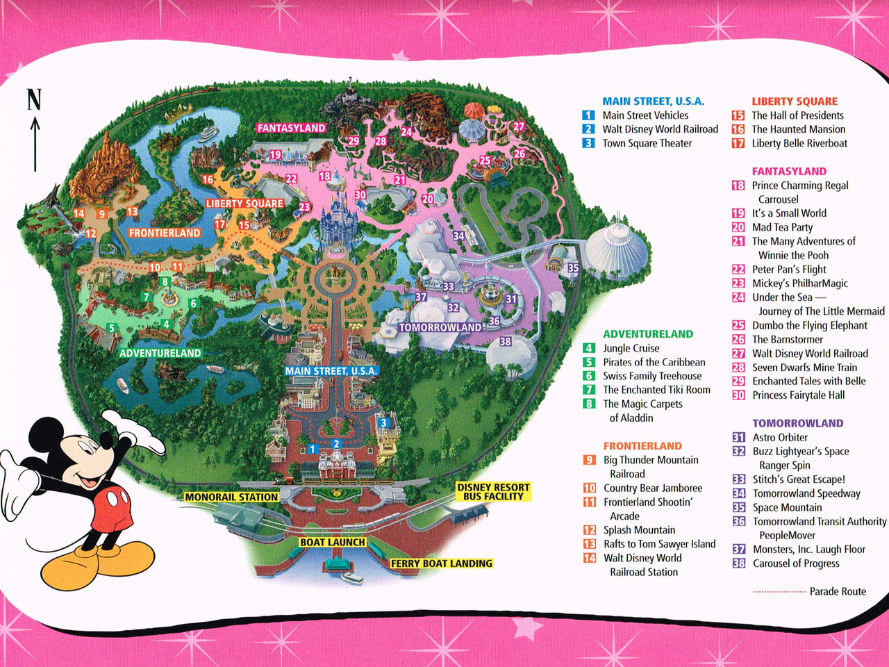 Wdw3日目 1 09年1月23日 来たぞマジックキングダム 2大コースターが近い 今度は子連れ Wdw旅行09年 18年2月