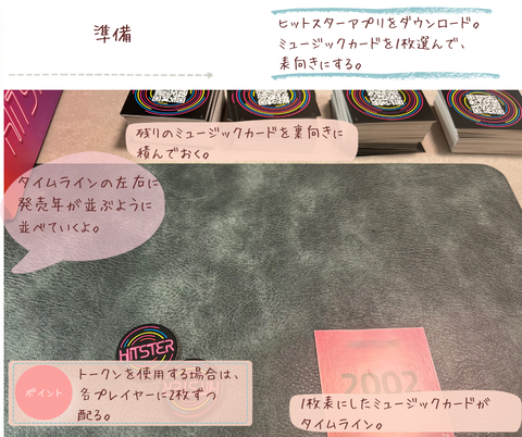 ヒットスター　準備