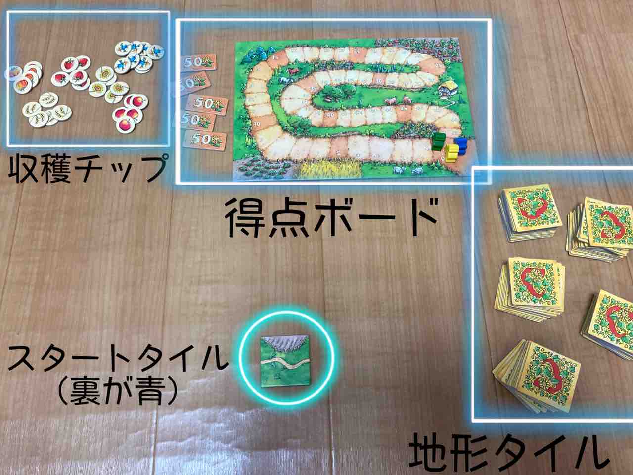 カルカソンヌ：農場 Carcassonne: Über Stock und Stein】5歳・7
