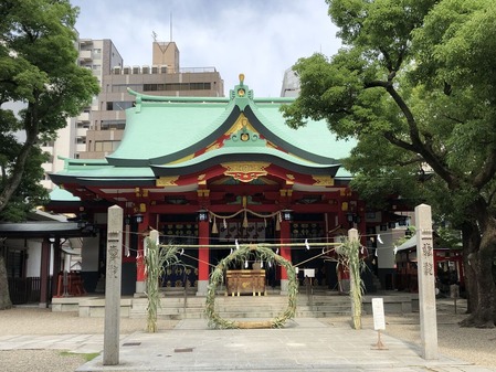 202006 御霊神社 茅の輪くぐり