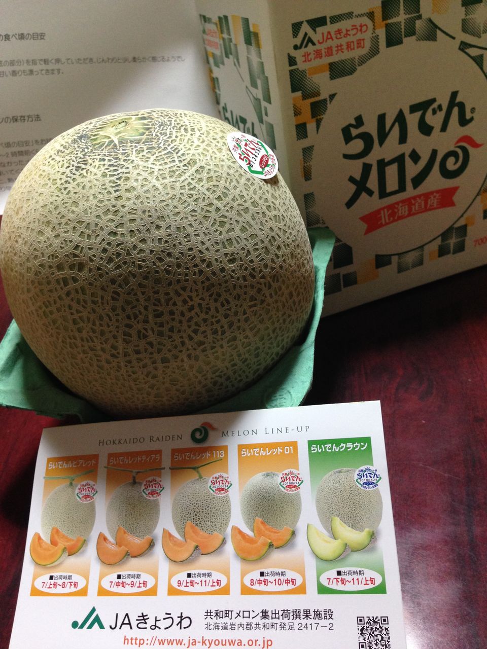 らいでんメロン買っちゃいました 楽しい一日 らいでんメロン買っちゃいました 楽しい一日