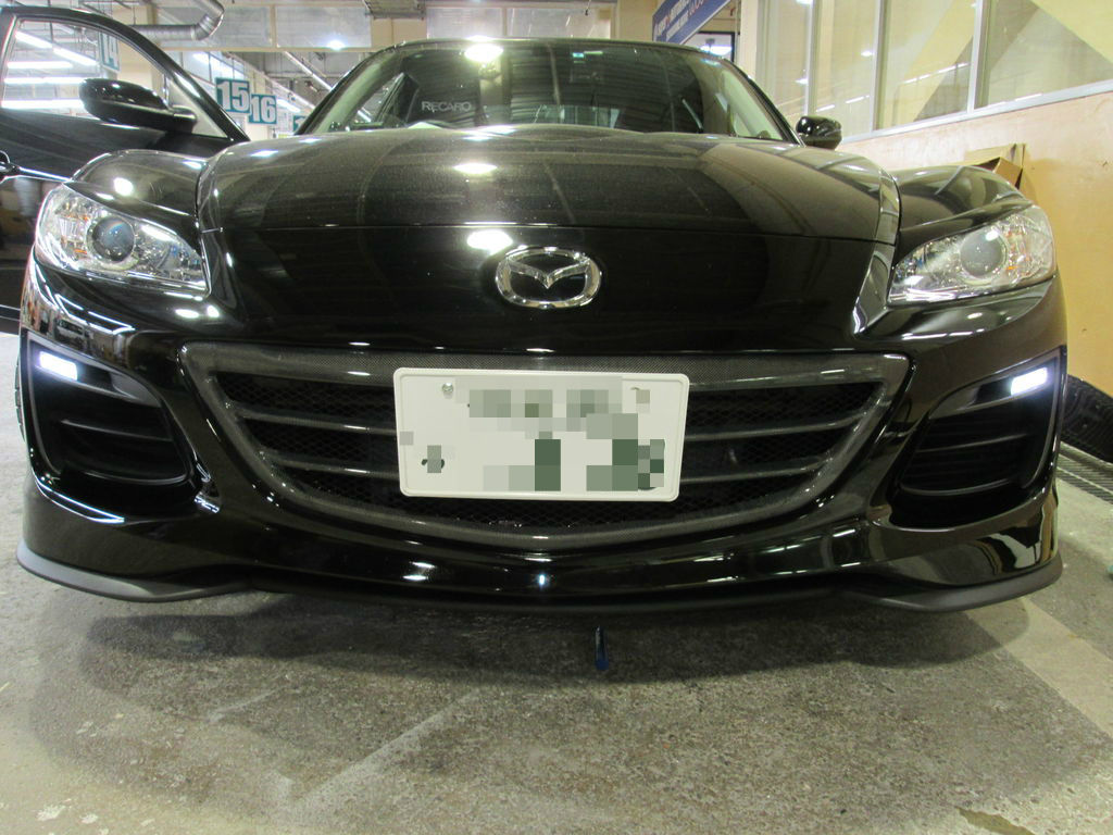RXー8にRE雨宮 カーボンフロントグリル : Super Autobacs