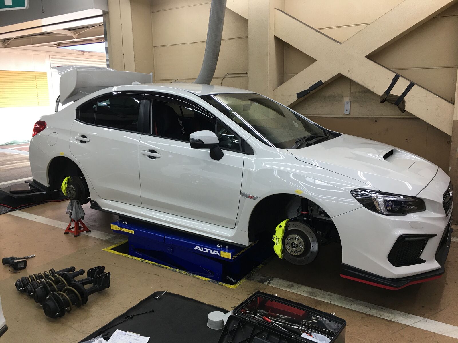 Wrx Vab にspirit車高調取り付け Super Autobacs Sunshine Kobe Tuning Blog