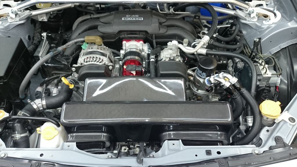 86にRevolutionカーボンインダクションBOX＆ASMビックスロットル