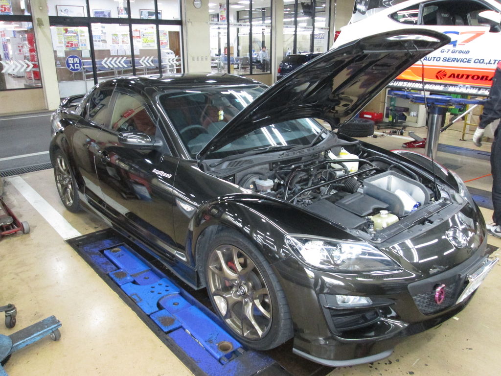 RX-8にBLITZのADVANCE POWER AIRCLEANERの取り付け : Super Autobacs  