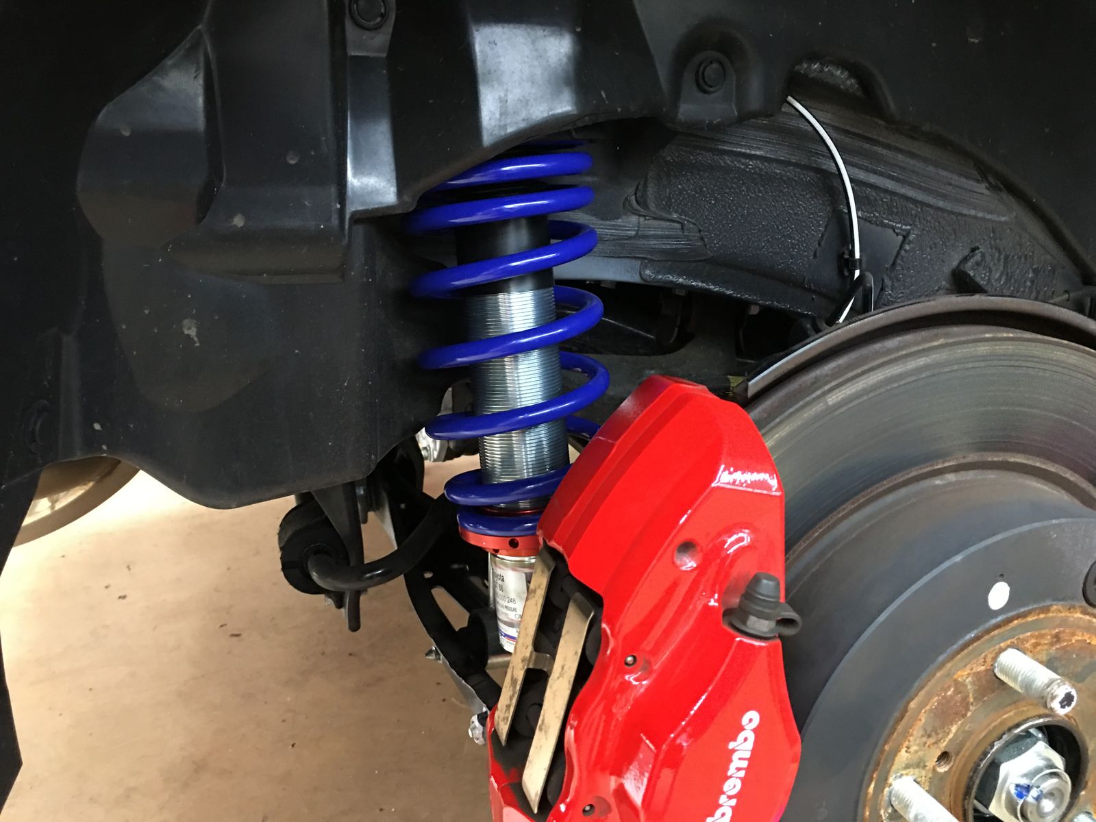 Brzにsachs車高調取り付け Super Autobacs Sunshine Kobe Tuning Blog