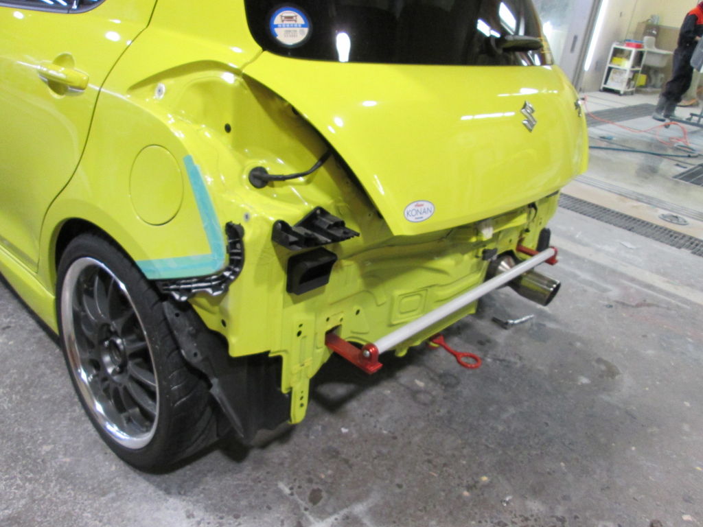 TM-SQUARE リアバンパー ZC32Sのとりつけ舞台裏 : Super