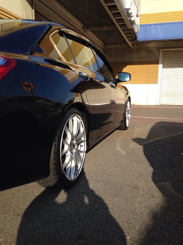 アコードハイブリｯドに車高調 ホイル Super Autobacs Sunshine Kobe Tuning Blog