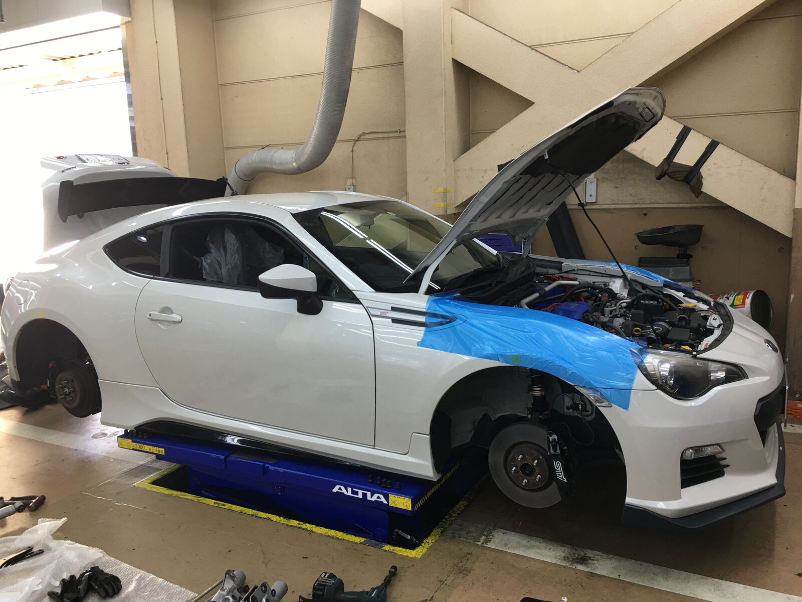 Brzにspirit車高調取り付け Super Autobacs Sunshine Kobe Tuning Blog
