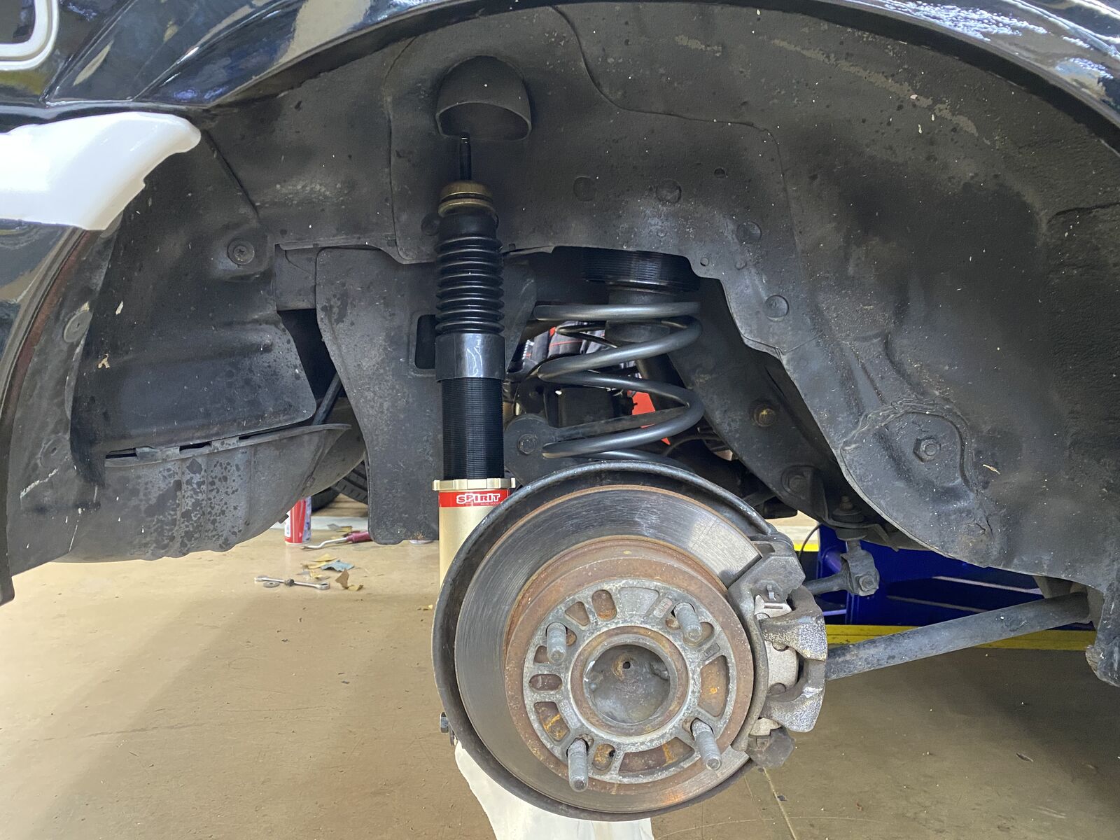 Ae86にspirit車高調取り付け Super Autobacs Sunshine Kobe Tuning Blog