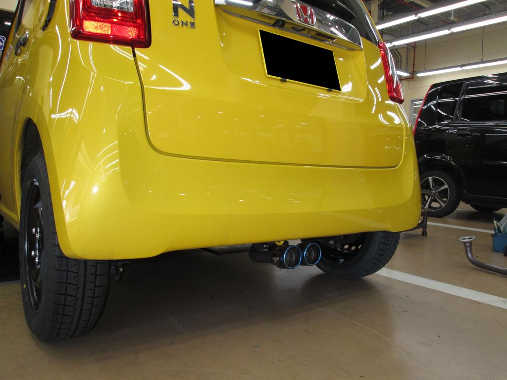 N*K様 HKS Cool style センター出しマフラー アルト ワゴンR N-ONE の