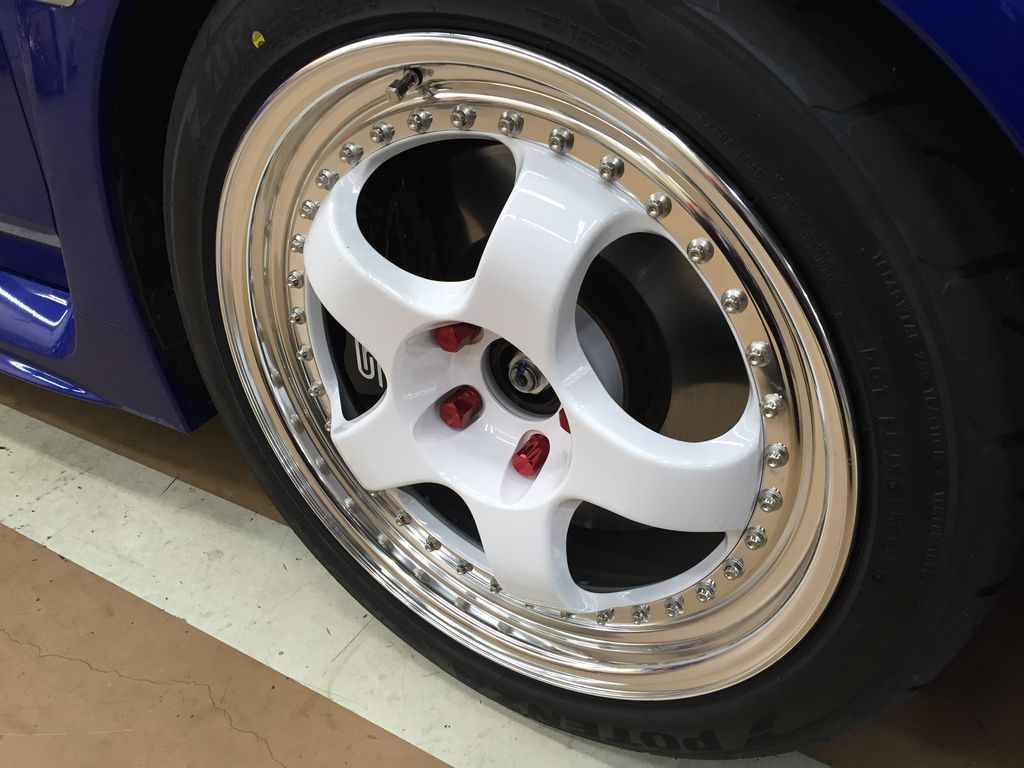 TLV インプレッサワゴン 改　ワークマイスターS1 Static！BLITZ車高調＆WORKマイスターL1！GVB型インプレッサWRX