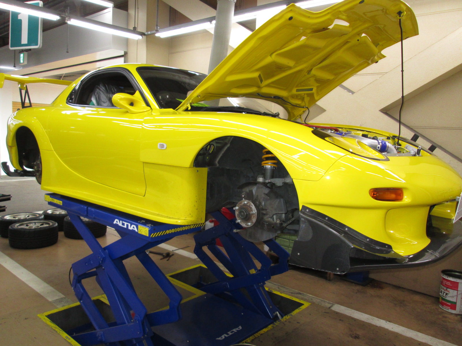 FD3S 17インチブレーキKIT化 : Super Autobacs sunshine KOBE TUNING BLOG