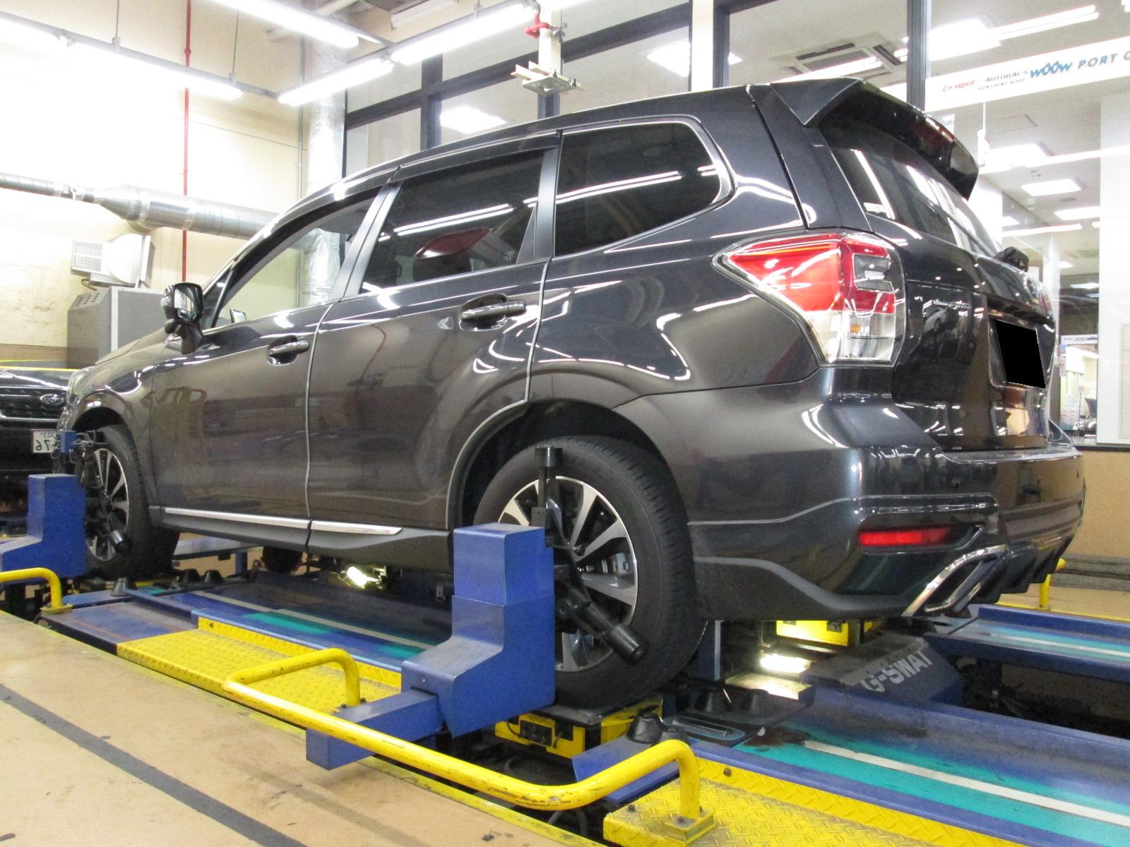 フォレスターsjgにstiダンパーkit取付 Super Autobacs Sunshine Kobe Tuning Blog