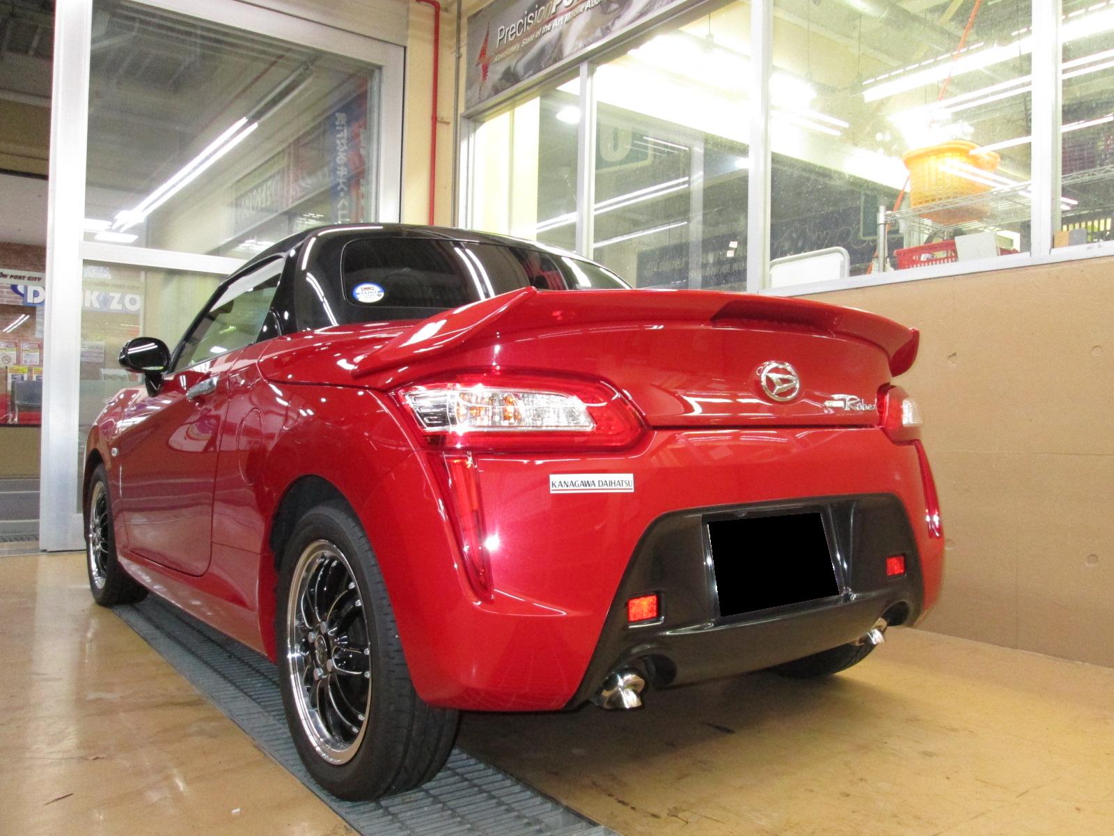 コペンRobe トランクスポーラー取付 : Super Autobacs sunshine KOBE 