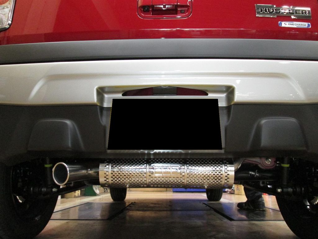 ハスラーにHKSマフラー交換 : Super Autobacs sunshine KOBE ハスラーにHKSマフラー交換 : Super Autobacs sunshine KOBE