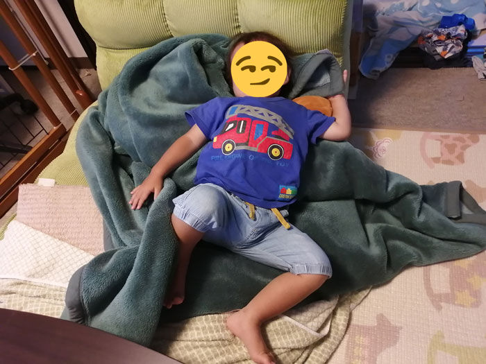 ゆう坊とライナスの毛布 お父さんはがんばらない オタパパの育児漫画ブログ