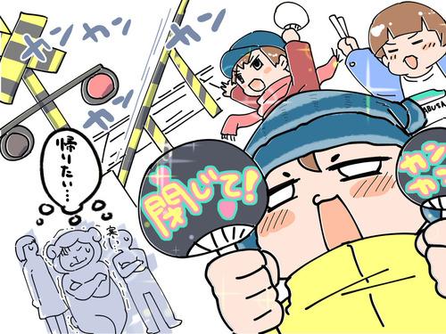 221222イラスト_踏切ライブ
