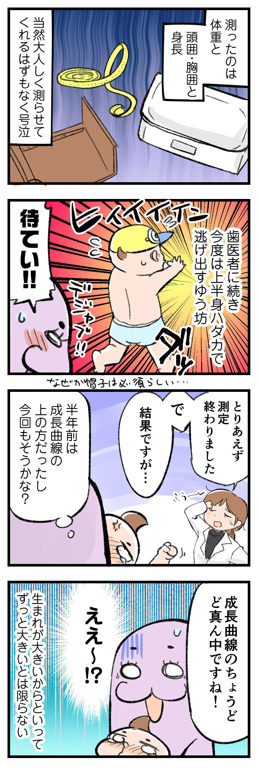 三か月遅れの一歳半検診に行ってきました その4 お父さんはがんばらない オタパパの育児漫画ブログ 三か月遅れの一歳半検診に行ってきました その4 お父さんはがんばらない オタパパの育児漫画ブログ