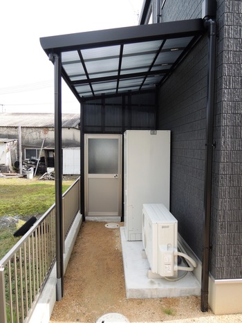 テラス倉庫 さし掛け エクステリアプランナーのブログ 写真集 Sakoyamaexterior