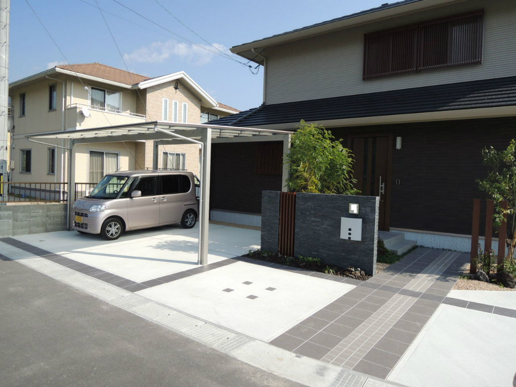 和モダンな外構の完成 エクステリアプランナーのブログ 写真集 Sakoyamaexterior