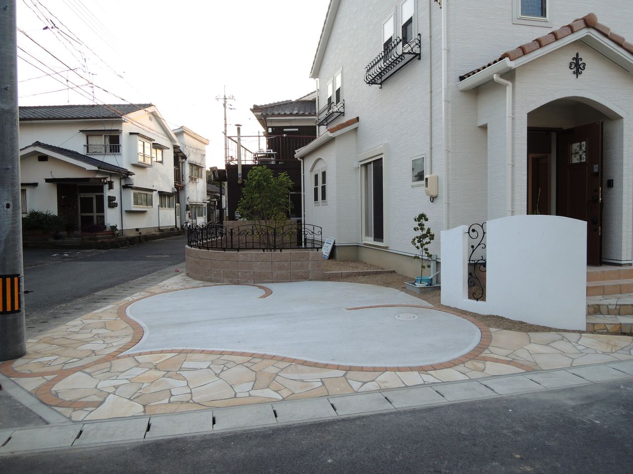 美しい曲線の駐車場のデザイン エクステリアプランナーのブログ 写真集 Sakoyamaexterior 美しい曲線の駐車場のデザイン エクステリアプランナーのブログ 写真集 Sakoyamaexterior