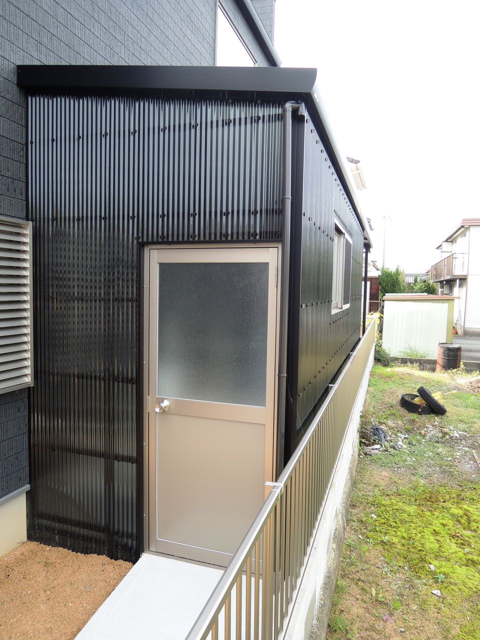 差し掛けの完成 エクステリアプランナーのブログ 写真集 Sakoyamaexterior 差し掛けの完成 エクステリアプランナーのブログ 写真集 Sakoyamaexterior
