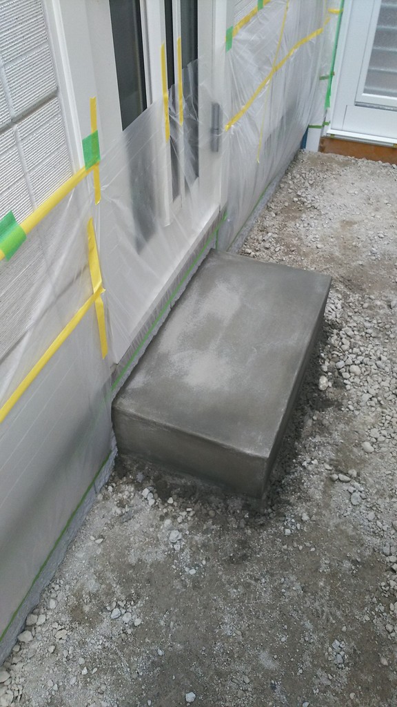 勝手口の階段 エクステリアプランナーのブログ 写真集 Sakoyamaexterior