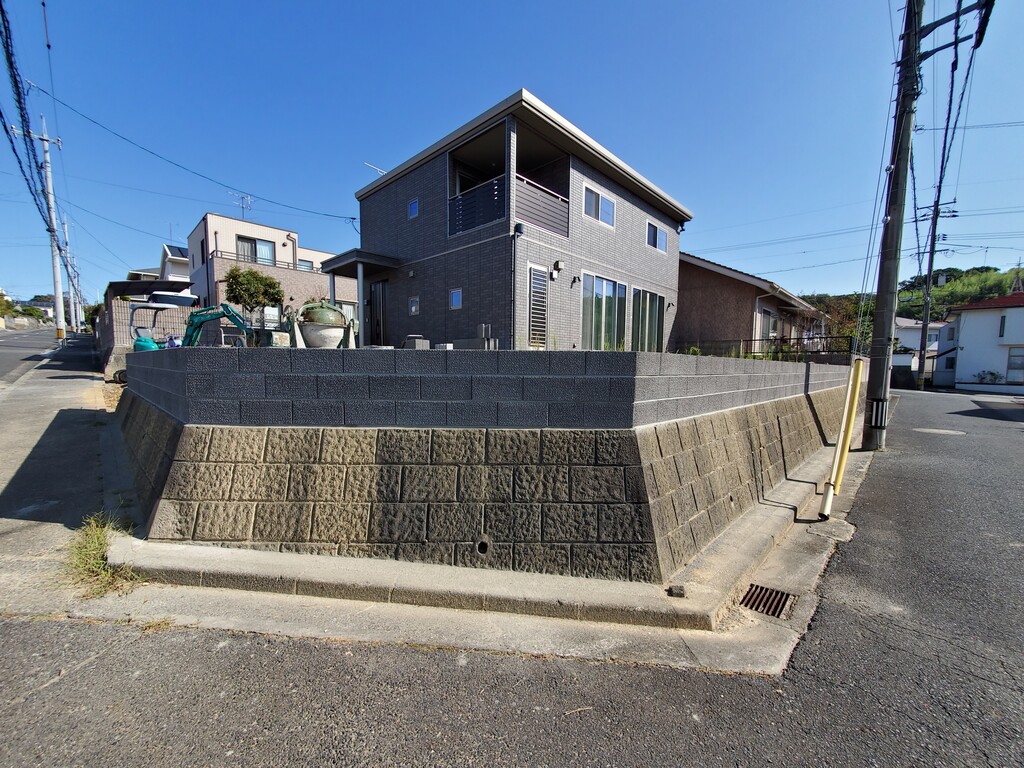 ブロックと堀方工事中 エクステリアプランナーのブログ 写真集 Sakoyamaexterior
