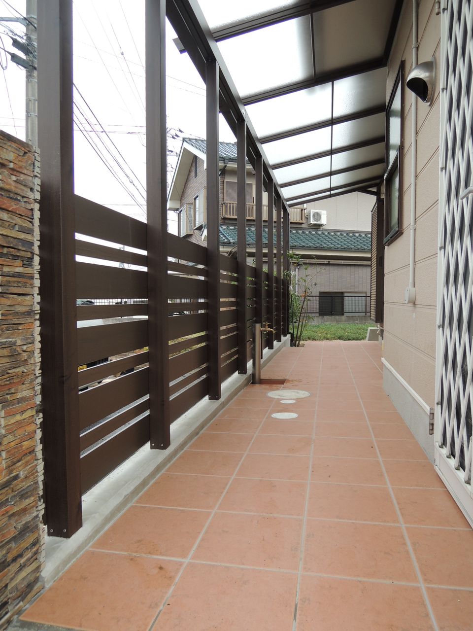 樹脂フェンス エクステリアプランナーのブログ 写真集 Sakoyamaexterior