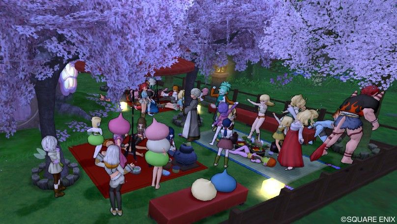 Dq10 写真コンテスト お花見 に挑戦 ドラクエ10 攻略ブログ Re 旅芸人道中記
