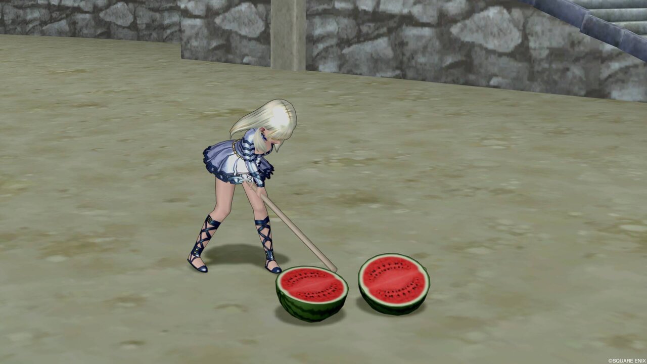 Dq10 しぐさ スイカ割り をゲット 等々 ドラクエ10 攻略ブログ Re 旅芸人道中記