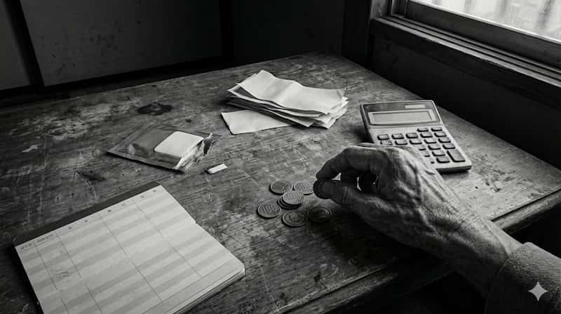 SHINZOUが生成した家計簿に絶望する父子の劇画・サクッとマネートピック